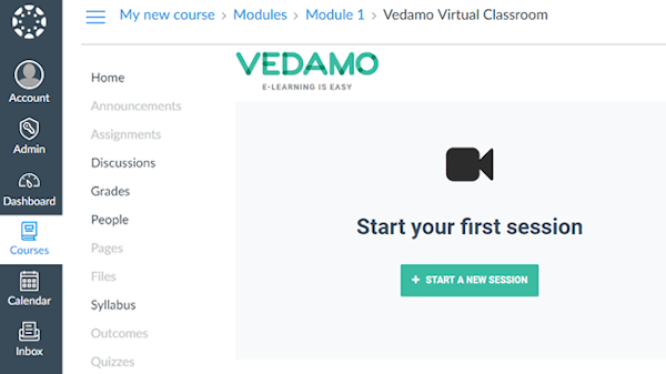 Vedamo session categories