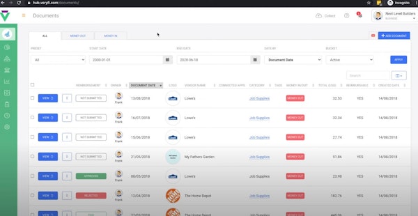 Veryfi documents