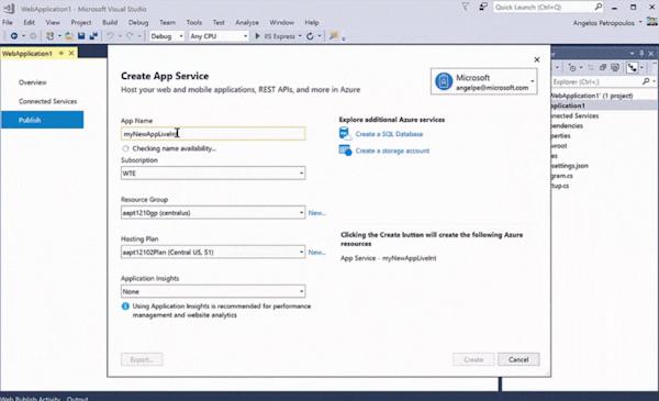 Visual Studio deployment management