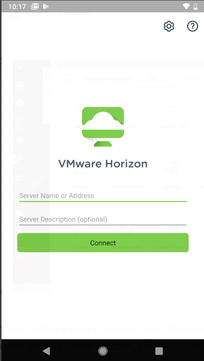 install horizon client