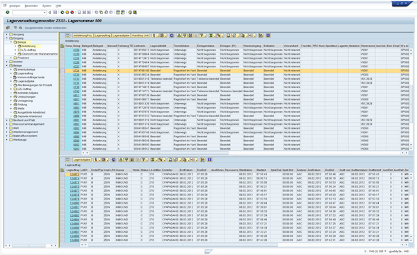 WAMAS warehouse management monitor