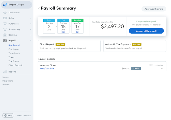 Payroll Details