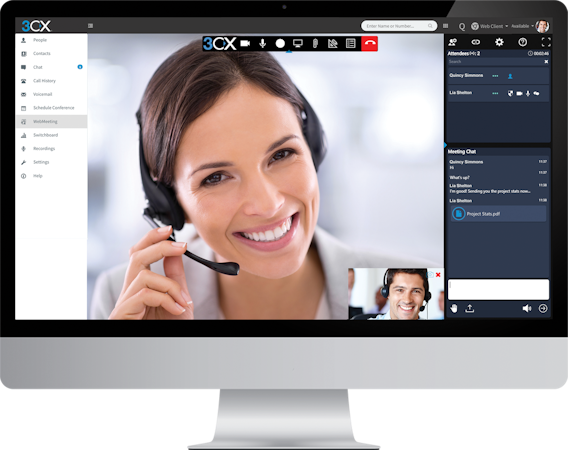3CX web meeting
