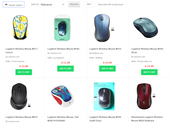 Product search