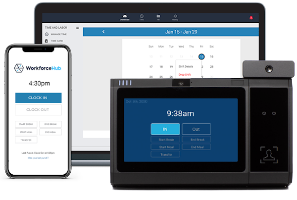 Manage time from multiple devices