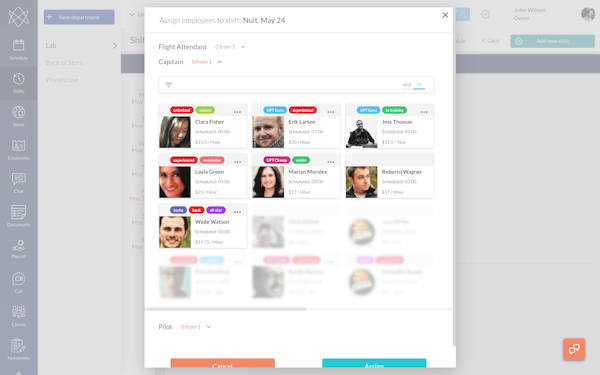 Assigning Employees