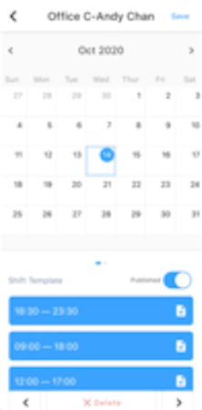 Workstem calendar