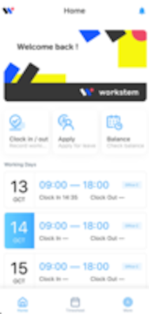 Workstem mobile interface