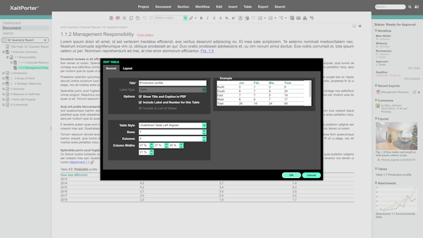 XaitPorter edit tables