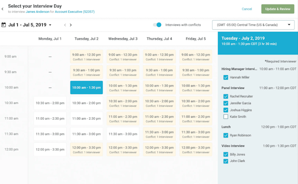 Yello scheduling