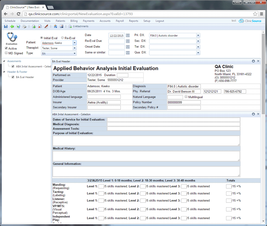 ABA-initial-evaluation-screenshot