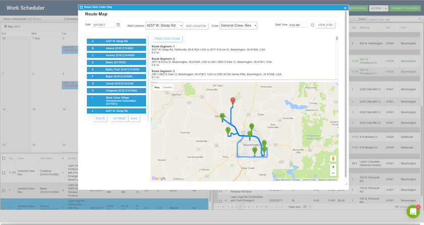 Scheduling-work-and-optimizing-routes-in-Arborgold